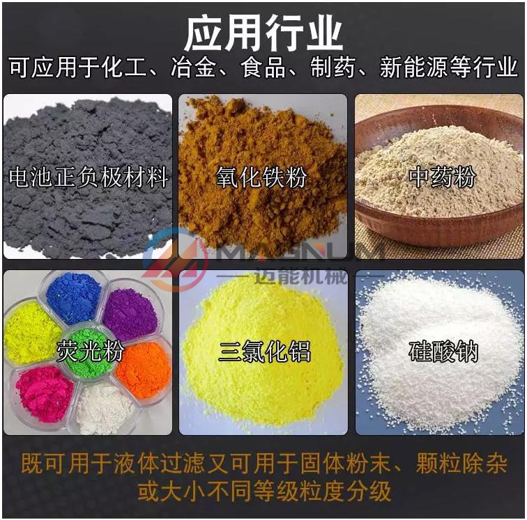 硫酸鋇塑料振動篩行業應用